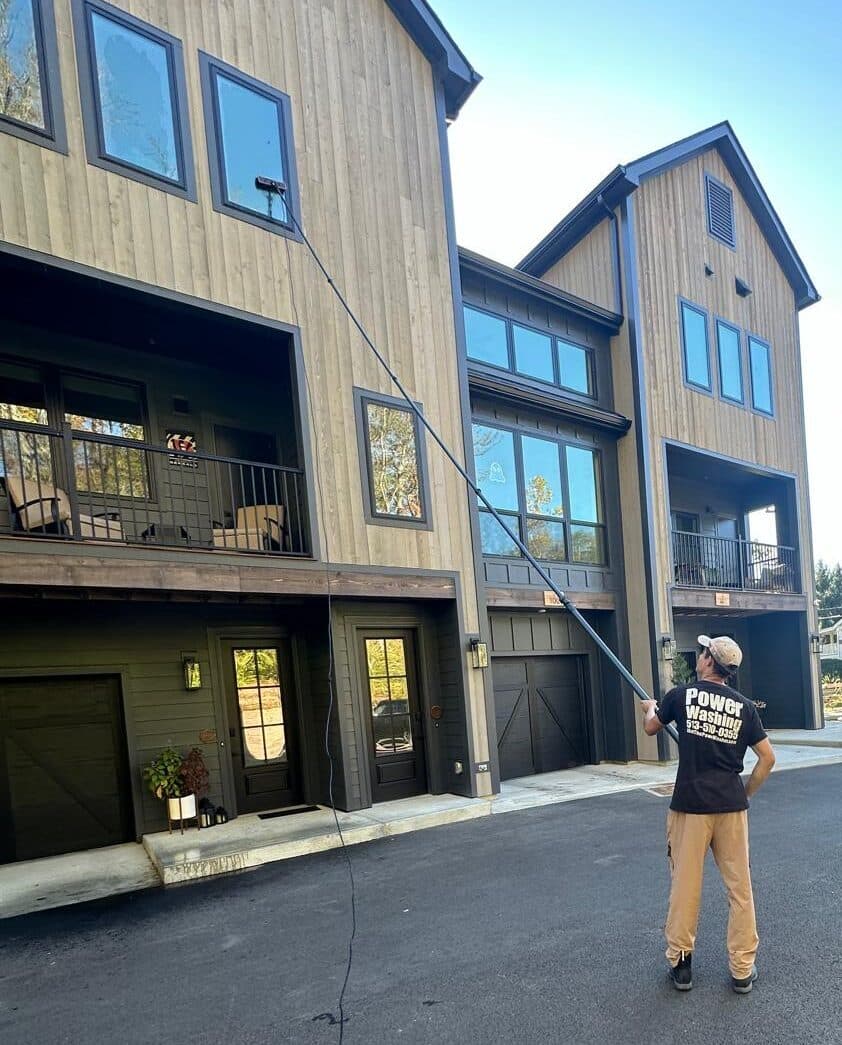 Residential window cleaning